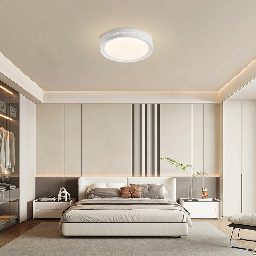 Brilagi - Plafoniera LED dimmerabile KREON LED/54W/230V 3000-6000K bianco Ø 38 cm + telecomando