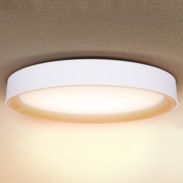 Brilagi - plafoniera LED dimmerabile LARIOS LED/72W/230V bianca Ø 59 cm + telecomando