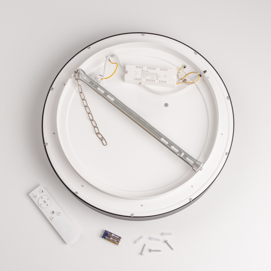 Brilagi - Plafoniera LED dimmerabile FALCON LED/40W/230V 3000-6500K Ø 45 cm nero + telecomando