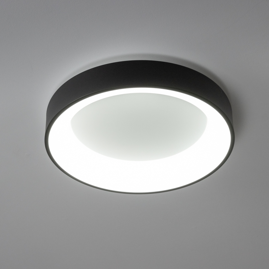 Brilagi - Plafoniera LED dimmerabile FALCON LED/40W/230V 3000-6500K Ø 45 cm nero + telecomando