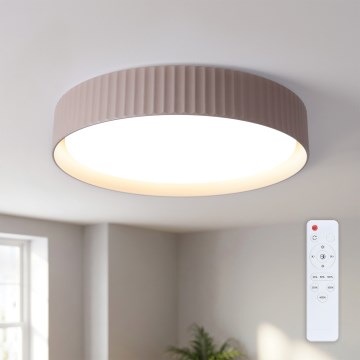 Brilagi - Plafoniera LED dimmerabile LUCIA LED/48W/230V 3000-6500K Ø 41 cm taupe + telecomando