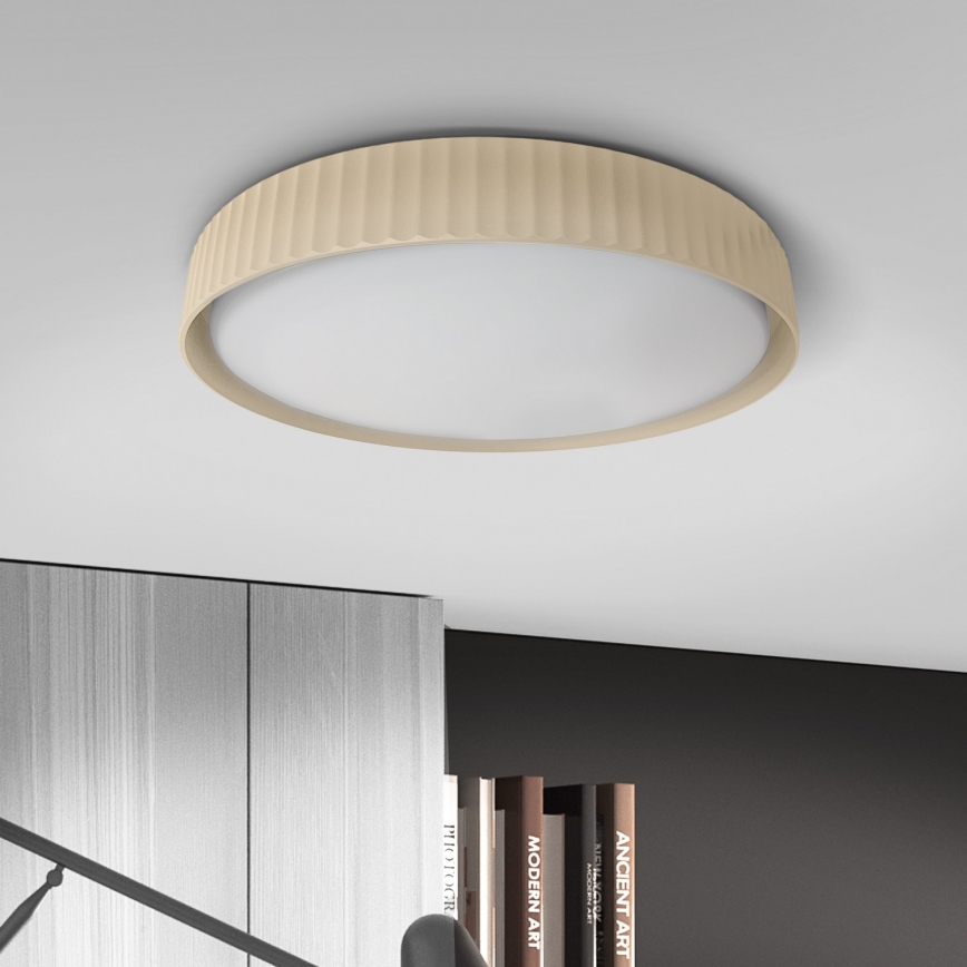 Brilagi - Plafoniera dimmerabile da soffitto LUCIA LED/48W/230V 3000-6500K Ø 41 cm beige + telecomando