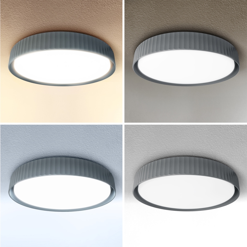Brilagi - Plafoniera LED dimmerabile LUCIA LED/48W/230V 3000-6500K Ø 41 cm grigio + telecomando