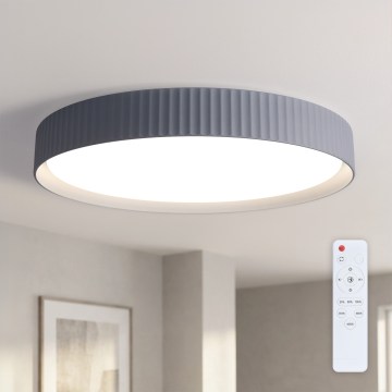 Brilagi - Plafoniera LED dimmerabile LUCIA LED/60W/230V 3000-6500K Ø 59 cm grigio + telecomando