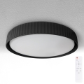 Brilagi - Plafoniera LED dimmerabile LUCIA LED/60W/230V 3000-6500K Ø 59 cm nera + telecomando