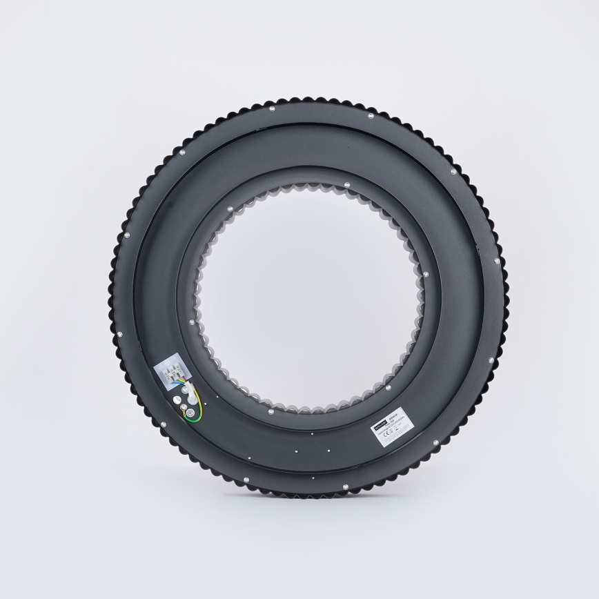 Brilagi - Plafoniera da soffitto dimmerabile a LED LUMIX LED/48W/230V 3000-6000K nero Ø 50 cm + telecomando