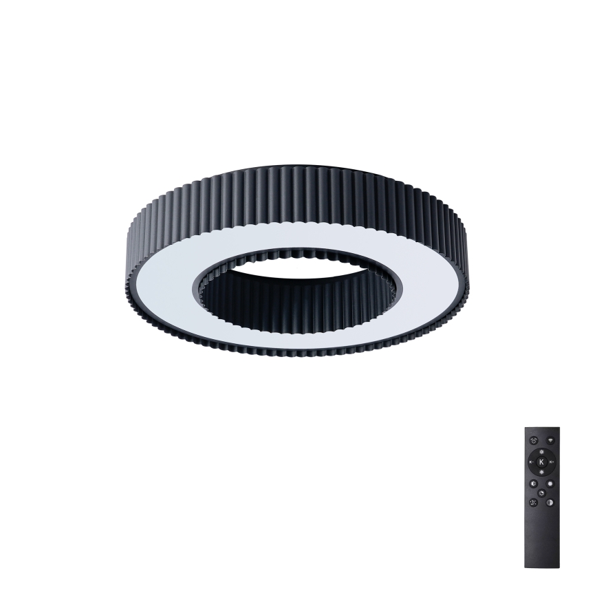 Brilagi - Plafoniera da soffitto dimmerabile a LED LUMIX LED/48W/230V 3000-6000K nero Ø 50 cm + telecomando