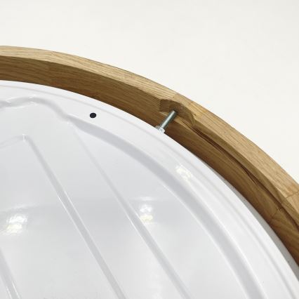 Brilagi - Plafoniera LED dimmerabile MANAROLA SMART STARS LED/24W/230V 3000-6000K Wi-Fi Tuya Beacon Ø 41 cm rovere + telecomando