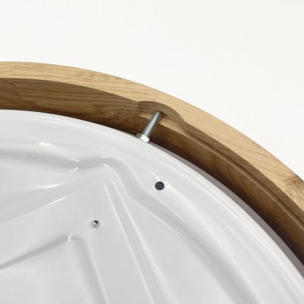 Brilagi - Plafoniera LED dimmerabile MANAROLA SMART LED/24W/230V 3000-6000K Wi-Fi Tuya Beacon Ø 41 cm rovere + telecomando