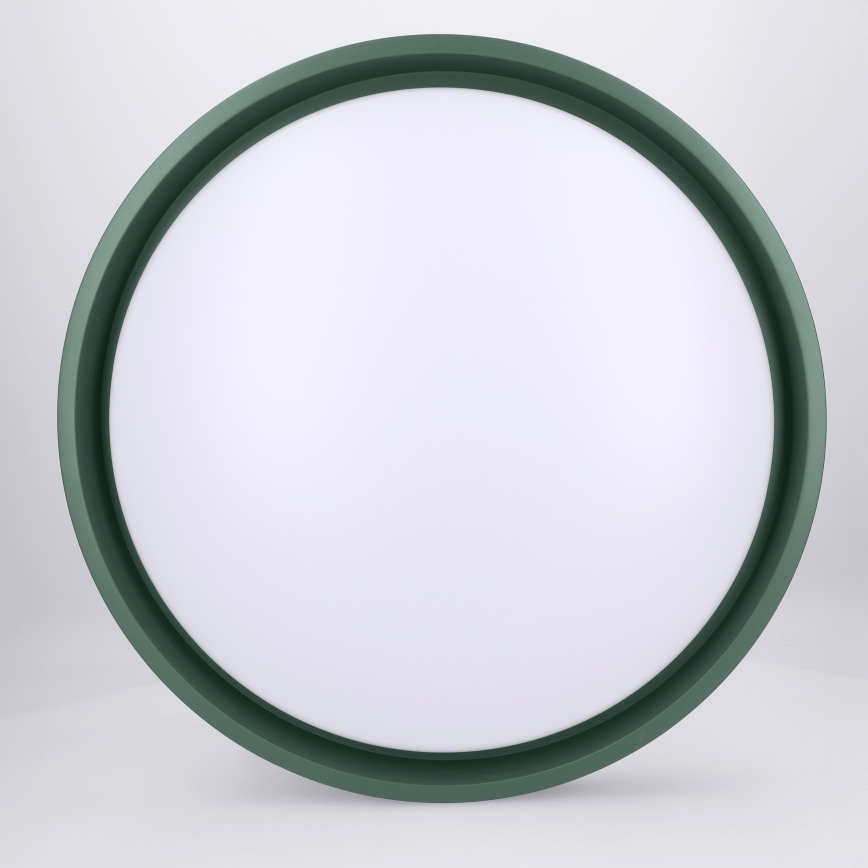 Brilagi - Plafoniera LED dimmerabile MATTEO LED/48W/230V 3000-6500K Ø 41 cm verde + telecomando incluso