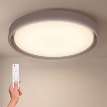 Brilagi - Plafoniera LED dimmerabile MATTEO LED/48W/230V 3000-6500K Ø41 cm taupe + telecomando