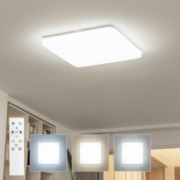 Brilagi - Plafoniera LED dimmerabile MILKY WAY LED/24W/230V 3000-6500K 37x37 cm + telecomando