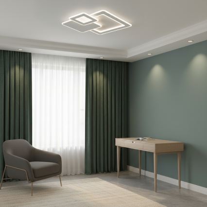 BRILAGI - plafoniera dimmerabile a LED MODERN LED/93W/230V 3000-6000K 48,5x48,5 cm + telecomando