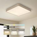 Brilagi - Plafoniera LED dimmerabile POOL 36W/230V 3000-6000K 40x40 cm beige + telecomando