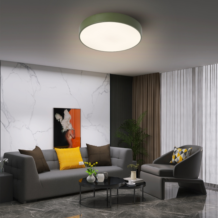 Brilagi - plafoniera LED dimmerabile POOL LED/36W/230V 3000-6000K Ø 30 cm verde + telecomando