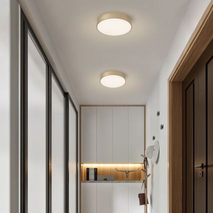 Brilagi - Plafoniera LED dimmerabile POOL LED/36W/230V 3000-6000K Ø 30 cm dorata + telecomando