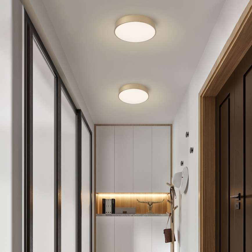 Brilagi - Plafoniera LED dimmerabile POOL LED/36W/230V 3000-6000K Ø 30 cm dorata + telecomando
