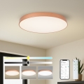 Brilagi - Plafoniera LED dimmerabile POOL SMART LED/100W/230V 3000-6000K Ø 80 cm Wi-Fi Tuya bronzo + telecomando