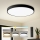 Brilagi - Plafoniera LED dimmerabile POOL SMART LED/100W/230V 3000-6000K Ø 80 cm Wi-Fi Tuya nera + telecomando