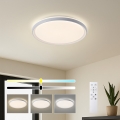 Brilagi - Plafoniera LED dimmerabile RIVO LED/72W/230V 3000-6000K bianco Ø 50 cm + telecomando