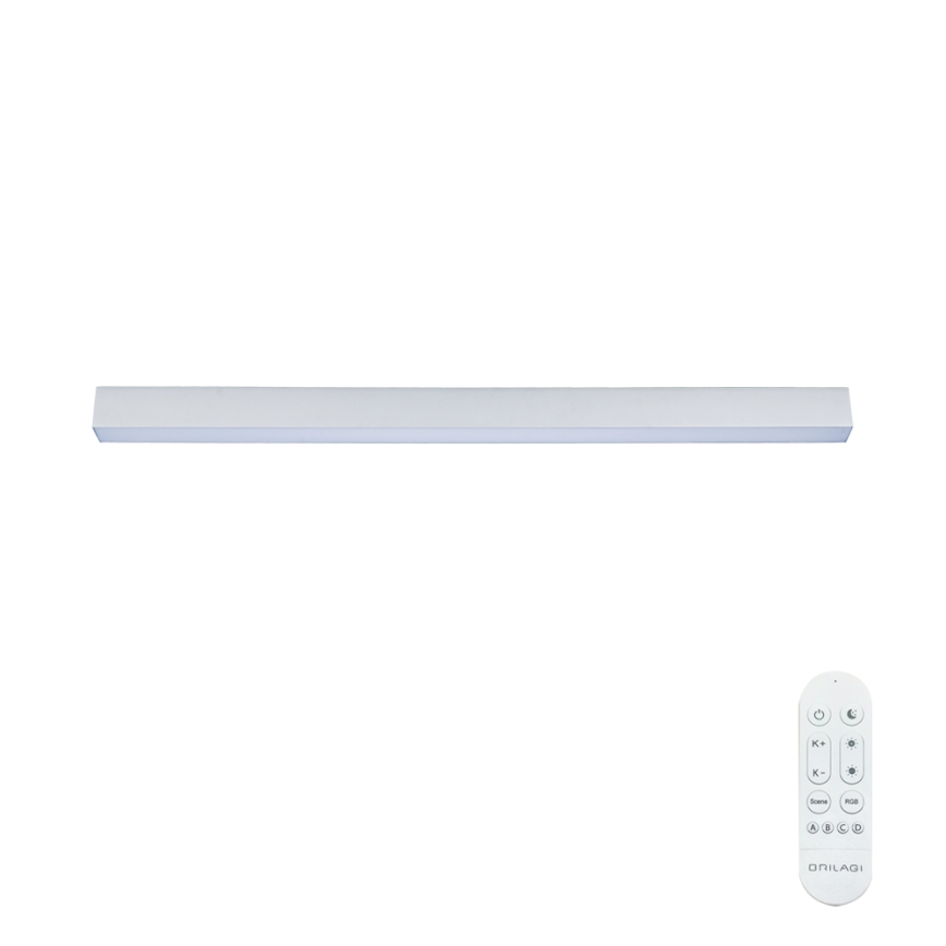 Brilagi - Plafoniera LED dimmerabile SLEEKLINE SMART LED/40W/230V 3000-6000K Wi-Fi Tuya argento + telecomando