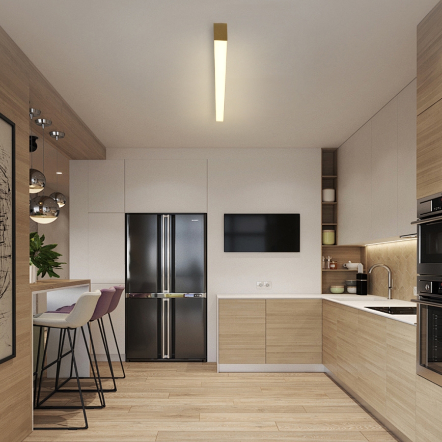 Brilagi - Plafoniera LED dimmerabile SLEEKLINE SMART LED/40W/230V 3000-6000K Wi-Fi Tuya oro + telecomando