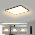 Brilagi - Plafoniera LED dimmerabile SLIMFRAME LED/58W/230V 60x60 cm 3000-6000K nera + telecomando
