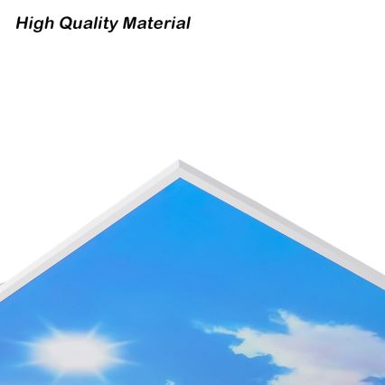 Brilagi - Plafoniera LED dimmerabile SLIMFRAME SKY LED/80W/230V 120x60 cm 3000-6000K argento/blu + telecomando