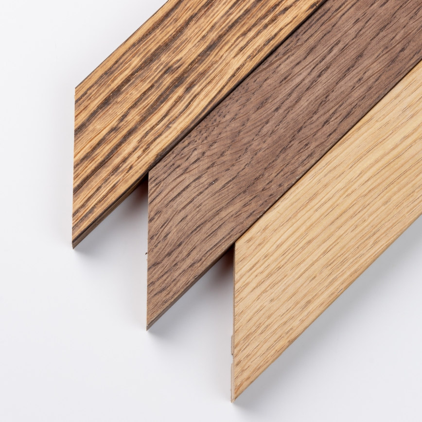Brilagi - Plafoniera LED dimmerabile SLIMFRAME WOOD LED/58W/230V 124x34 cm 3000-6000K marrone + telecomando