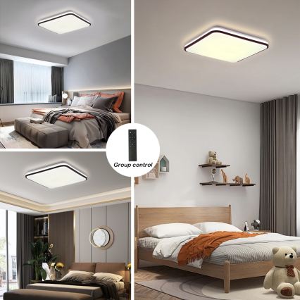 Brilagi - Plafoniera dimmerabile SMART LED/36W/230V 53x53 cm 3000-6000K Wi-Fi Tuya Beacon + telecomando