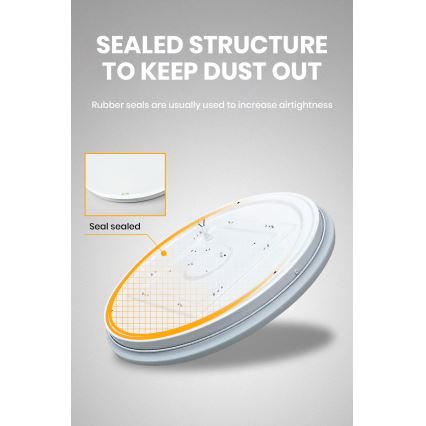 Brilagi - Plafoniera a LED dimmerabile SMART LED/36W/230V Ø 48 cm 2700-6500K Wi-Fi Tuya + telecomando