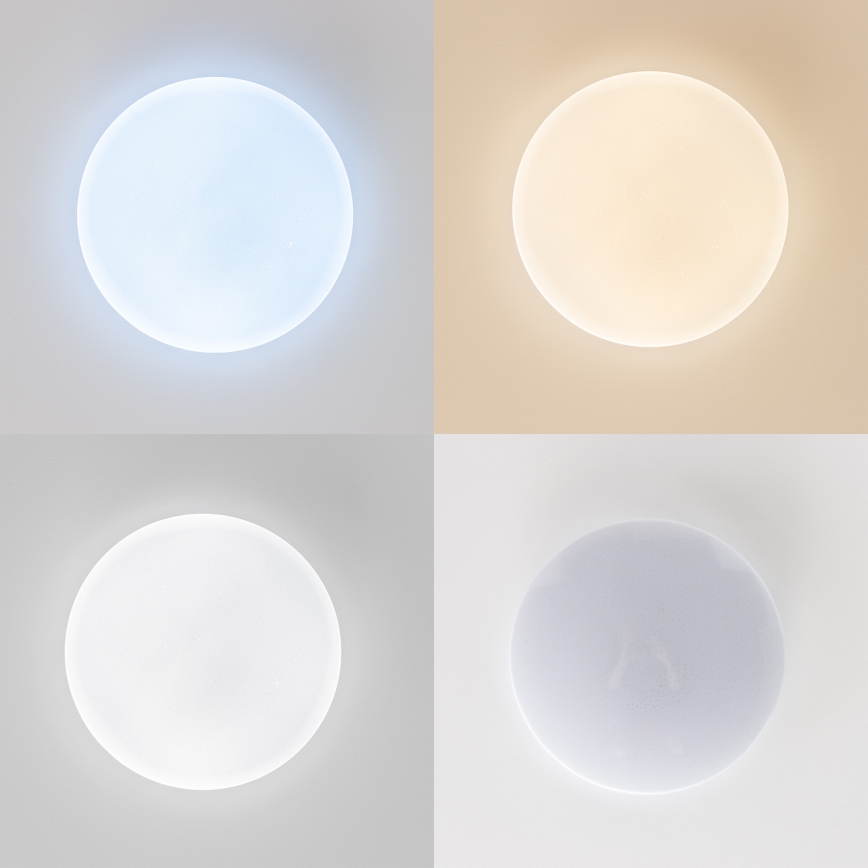 Brilagi - Plafoniera LED dimmerabile SMART STARS LED/24W/230V Ø 38 cm 3000-6000K Wi-Fi Tuya Beacon + telecomando