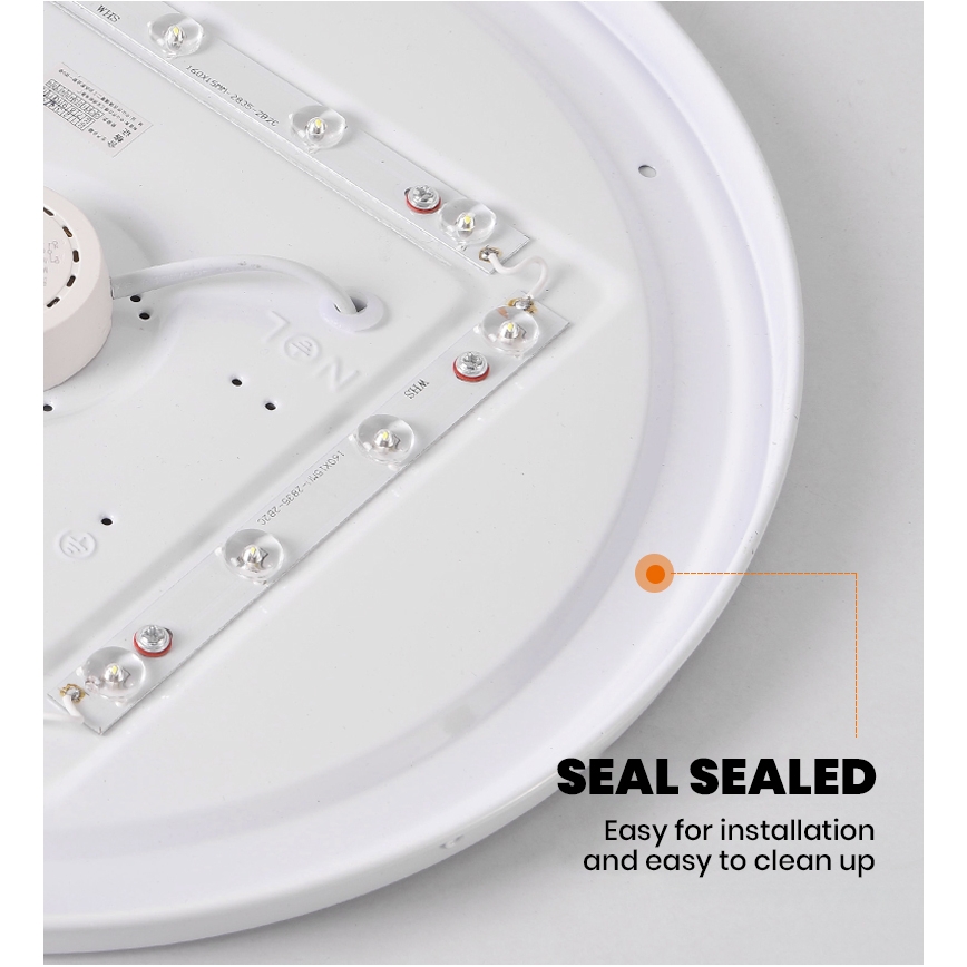 Brilagi - Plafoniera dimmerabile SMART STARS LED/36W/230V Ø 48 cm 3000-6000K Wi-Fi Tuya Beacon + telecomando