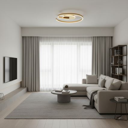 Brilagi - Plafoniera LED dimmerabile SPIRAL LED/56W/230V Ø 50 cm 3000/4000/6000K + telecomando