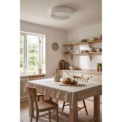 Brilagi - Lampada da soffitto dimmerabile VELVET SMARTIX STARS LED/36W/230V 3000–6000K Ø 55 cm bianco Wi‑Fi Tuya Beacon + telecomando
