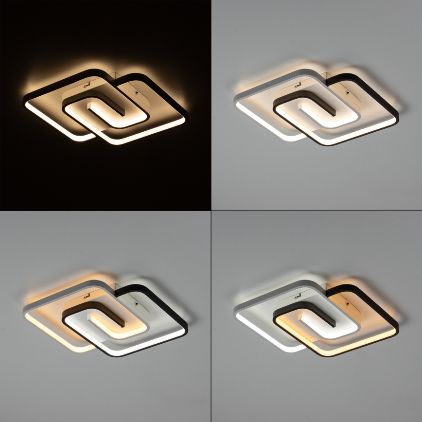 Brilagi - Plafoniera LED dimmerabile VELO LED/64W/230V 38x38 cm 3000-6500K + telecomando