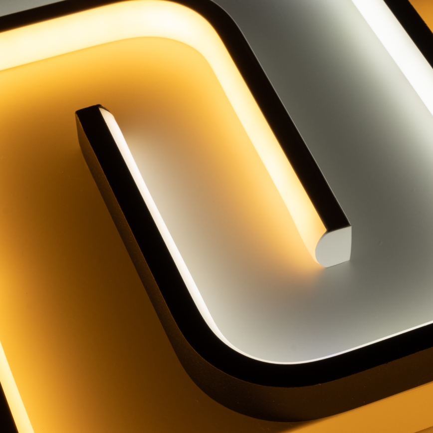 Brilagi - Plafoniera LED dimmerabile VELO LED/64W/230V 38x38 cm 3000-6500K + telecomando