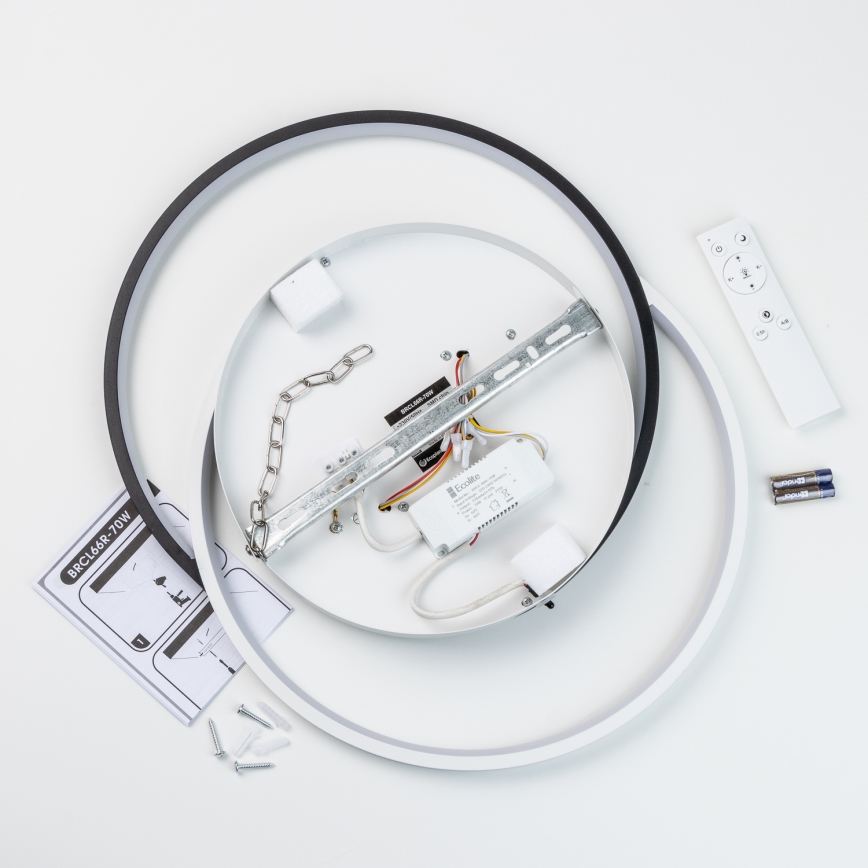 Brilagi - Plafoniera LED dimmerabile VELO LED/70W/230V 3000-6500K + telecomando