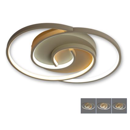 BRILAGI - Plafoniera LED dimmerabile VELO LED/70W/230V 3000-6500K 38x47,8 cm beige + telecomando