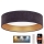 Brilagi - Plafoniera LED dimmerabile VELVET SMART LED/24W/230V d. 45 cm 2700-6500K Wi-Fi Tuya grigio/oro+ telecomando