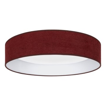 Brilagi - Plafoniera LED dimmerabile VELVET SMARTIX LED/24W/230V 3000-6000K Ø 45 cm bordeaux Wi-Fi Tuya Beacon + telecomando