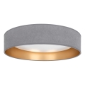 Brilagi - Plafoniera LED dimmerabile VELVET SMARTIX STARS LED/24W/230V 3000-6000K Ø 45 cm grigio/oro Wi-Fi Tuya Beacon + telecomando