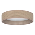 Brilagi - Plafoniera LED dimmerabile VELVET SMARTIX STARS LED/36W/230V 3000-6000K Ø 55 cm beige Wi-Fi Tuya Beacon + telecomando