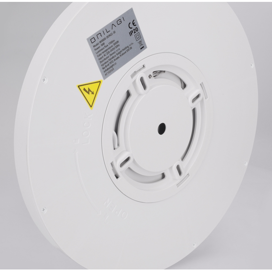 Brilagi - Plafoniera LED ESTELA LED/18W/230V Ø 30 cm bianca