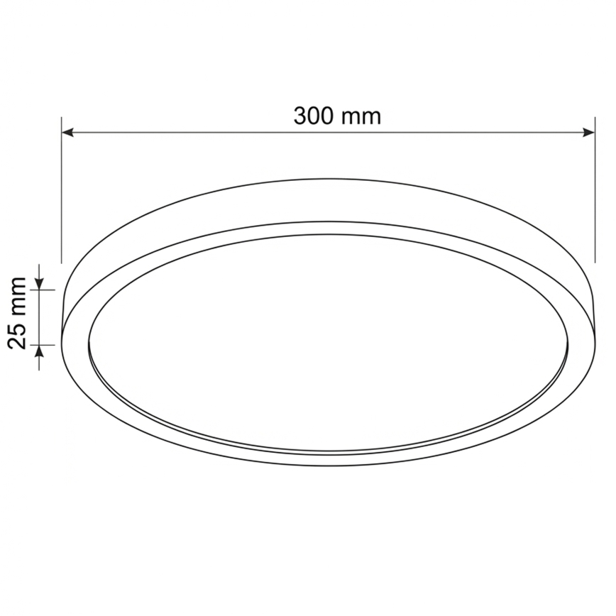 Brilagi - Plafoniera LED ESTELA LED/18W/230V Ø 30 cm bianca