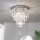 Brilagi - Plafoniera LED in cristallo MOZART 5xE14/40W/230V Ø 40 cm cromo lucido