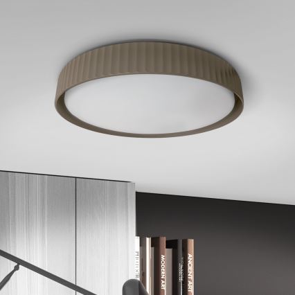 Brilagi - Plafoniera LED LUCIA 24W/230V Ø 31 cm taupe