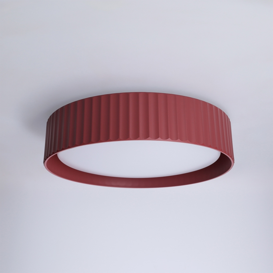 Brilagi - Plafoniera LED LUCIA LED/24W/230V Ø 31 cm rossa