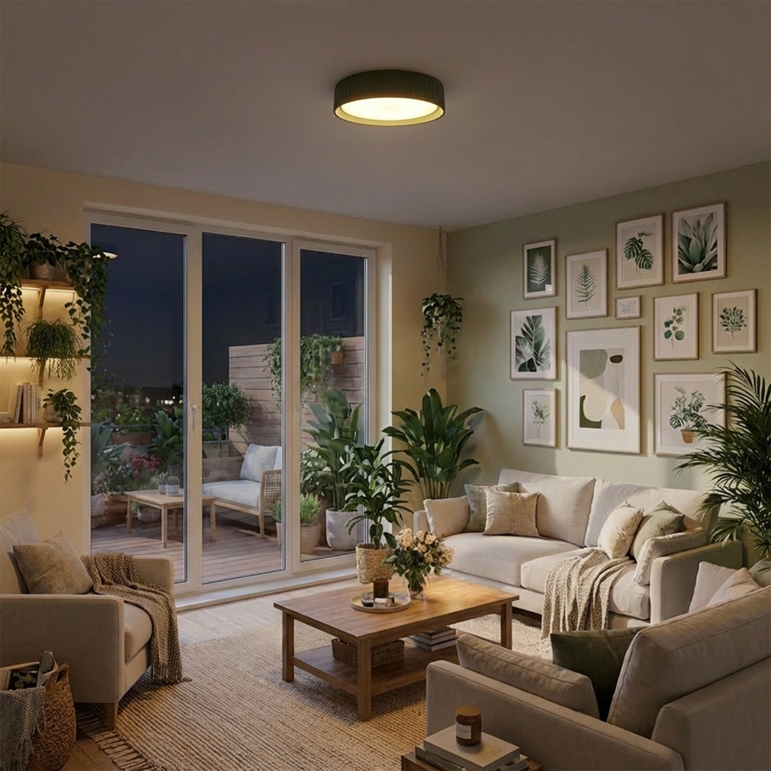 Brilagi - Plafoniera LED LUCIA LED/24W/230V Ø 31 cm verde