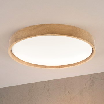 Brilagi - Plafoniera LED MANAROLA PLAIN LED/36W/230V 3000K Ø 48 cm rovere
